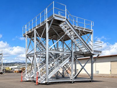 Crane Liftable Towers